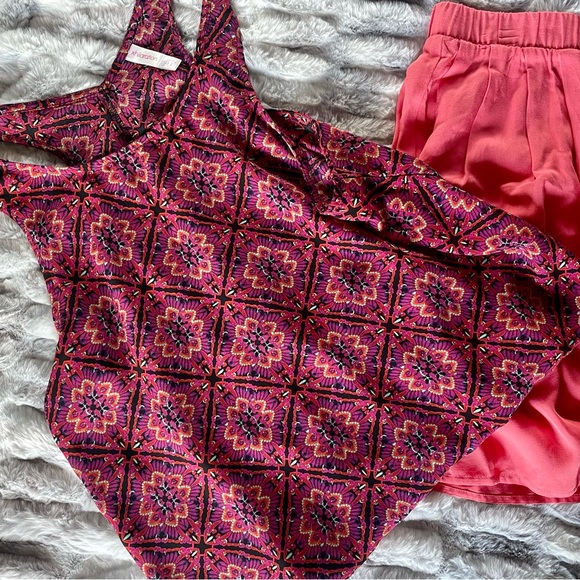 Pink Bohemian print camisole top by Target brand Xhilaration - Picture 2 of 7